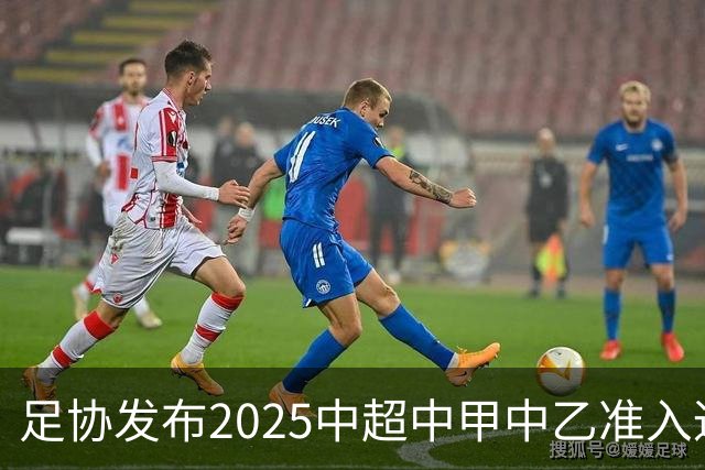 足协发布2025中超中甲中乙准入通知 11.25前提交材料